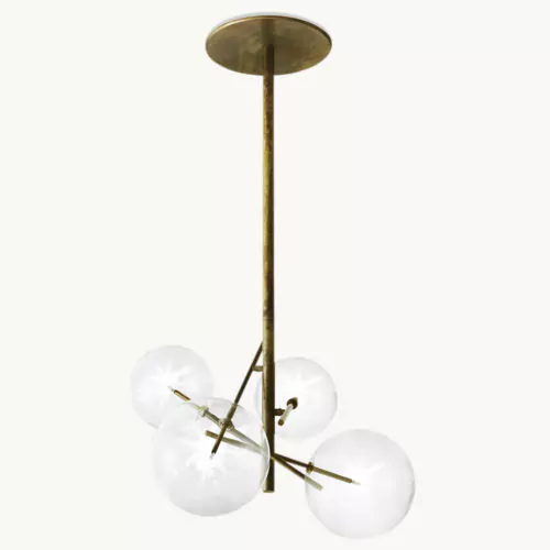 Gallotti&Radice Bolle Pendelleuchte 4 Kugeln 1