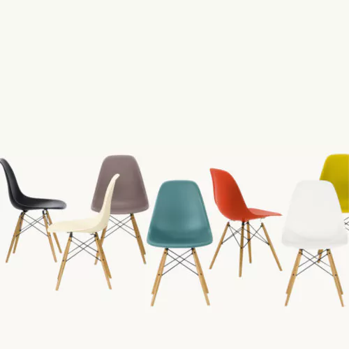 Vitra Eames Plastic Side Chair DSW 2