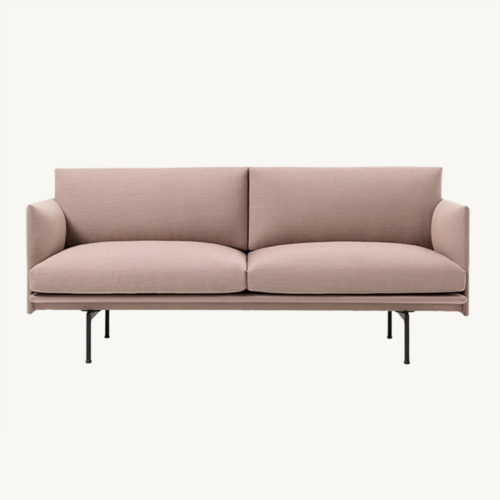 Muuto Outline Sofa 2-Seater Fiord 551