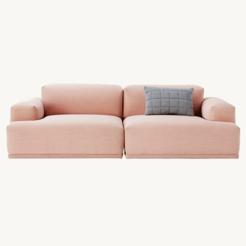 Connect Sofa pink 2-sitzer