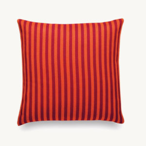 (Deutsch) Toostripe orange dark/crimson dark Kissen